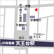 天王台地図